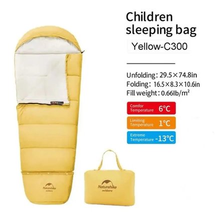 Naturehike C300 Ultralight Uyku Tulumu -13°C - Çocuk