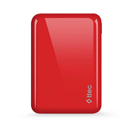 OUTLET Ttec ReCharger S 2A Powerbank 10000 mAh Kırmızı - 2BB174K OUTLET