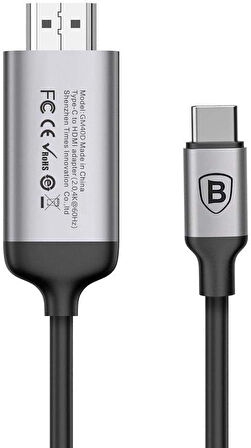 OUTLET Baseus Type-C HDMI Dönüştürücü Siyah