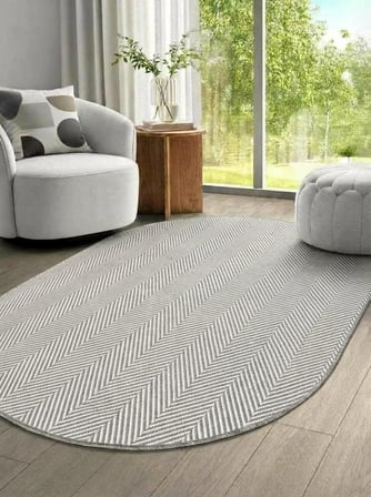 Elit Premium Sisal Jut Halı 1001 -Bej Krem Balık Sırtı Desen