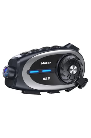3 Adet Motosiklet Kask Kamerası – İnterkom Özellikli 120 Derece HD Geniş Açılı Kamera, Bluetooth Intercom, Helmet Camera Q29