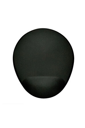 🖥️ Siyah Oval Bilek Destekli Mouse Pad – Ergonomik, Yumuşak Sünger Destekli, Kaymaz Tabanlı Fare Altlığı