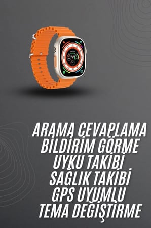 Akıllı Saat Arama Cevaplayan Bildirim Görme Yeni Nesil Bluetooth Bağlantılı
