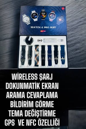 Yeni Model Akıllı Saat Bluetooth Bağlantılı NFC ve GPS Uyumlu