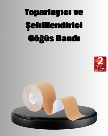 Askısız Görünmez Göğüs Bandı – Dekolteli Kıyafetler İçin Destekleyici B