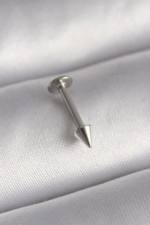 316L Çelik Gümüş Renk Çivi Model Piercing 5886