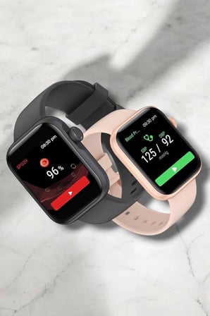 Akıllı Saat Adım Sayar Kalp Atışı İzleme Dokunmatik Bluetooth Bağlantılı