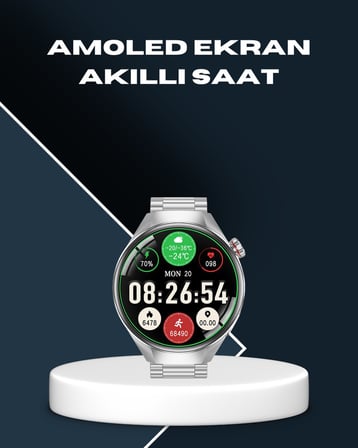 Akıllı Saat Bluetooth Görüşme Destekli – Spor Sağlık ve Bildirim Özellikli