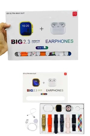 Akıllı Saat Bluetooth Kulaklık Hediyeli Bildirim Görme Sesli Görüşme Çoklu K