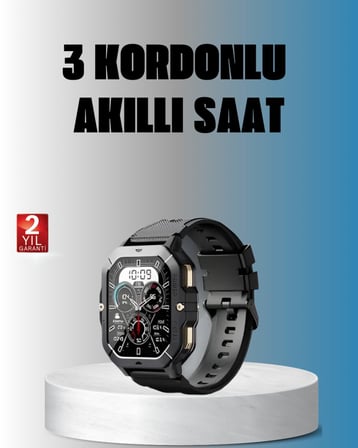 Kablosuz Şarjlı Akıllı Saat Ultra İnce Tasarım