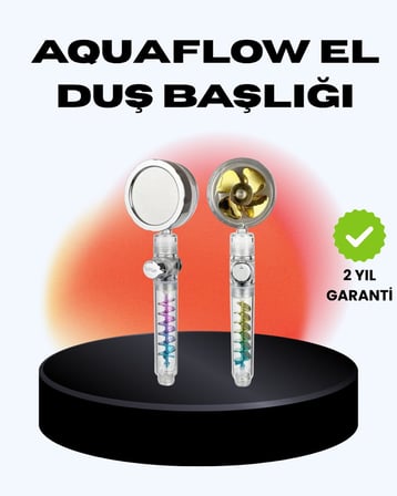 Döner Pervaneli El Duşu Başlığı – Su Tasarruflu Basınç Artırıcı Yağmur