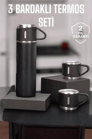 500 ml Kapasiteli Taşınabilir Basınçlı Termos Seti Günlük Kullanım için İd