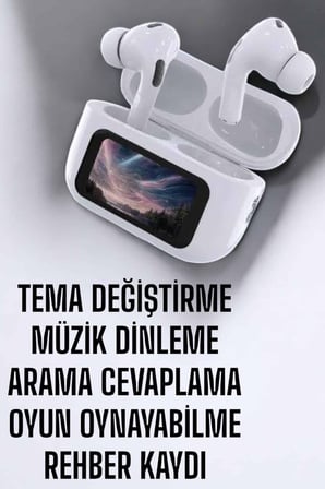 Bluetooth Kulaklık Kulakiçi Güçlü Ses Kaliteli Sesli Asistan