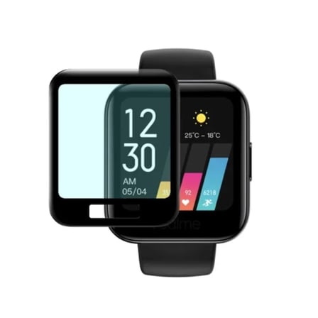 Ally OPPO Realme Watch 3D Full Kaplama Ekran Koruyucu PET+PMMA-(5775)