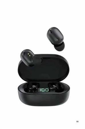 Kulaklık Dijital Göstergeli Bluetooth Bağlantılı Kablosuz Kulak İçi Mikrofonl