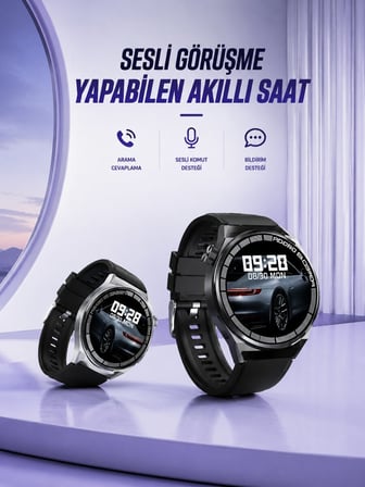GT8 AKILLI SESLİ GÖRÜŞME YAPABİLEN SAAT