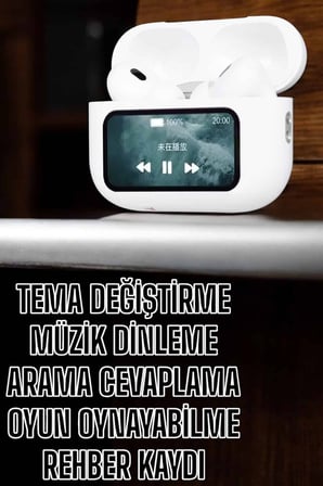 Kablosuz Yeni Nesil Bluetooth Bağlantılı Dokunmatik Ekranlı Kulak İçi Pro