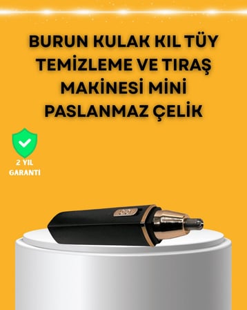 USB Şarjlı Sessiz Burun ve Kulak Kılı Temizleme Cihazı