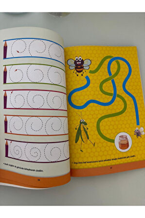 Çizgiler Çiziyorum Eğitici Aktivite Kitabı