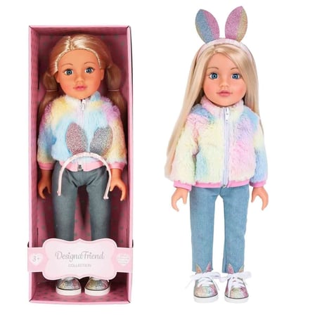 S00094782 SUN KDK BEBEK DESIGNAFRIEND BUNNY OUTFIT 47 CM