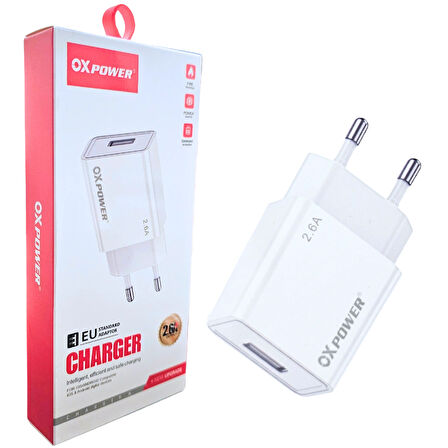OX POWER 5V 2.6A ŞARJ ADAPTÖRÜ
