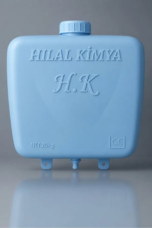 Hilal Kimya Merkezi Depolu 20 Lt 5 Musluklu Alttan Basmalı-Sıvı Sabunluk Sistemi–Okul, Cami, Toplu Kullanım İçin - Mavi