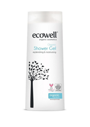 Ecowell Organik Argan Yağı Aromalı Nemlendirici Vegan Hassas Ciltler İçin Kalıcı Kokulu Duş Jeli 300 ml + İlaç Saklama Kutusu