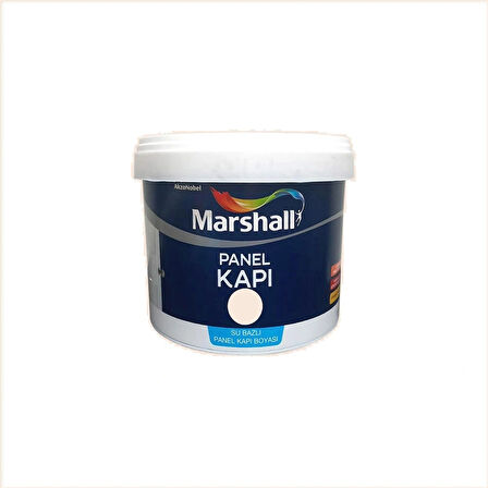 Marshall Su Bazlı Panel Kapı Boyası Beyaz 2.5 Lt (3,5 Kg)