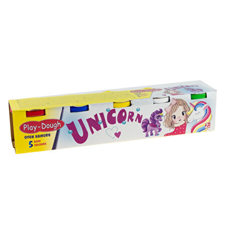 Oyun Hamuru 5 Renk Unicorn 5*40 Gram