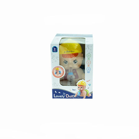 Oyuncak Bebek Emekleyen Bebek Işıklı Sesli Hareketli 15 cm