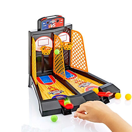 Oyuncak Basketbol Seti Parmak Basket Masa Üstü İkili Mini Set