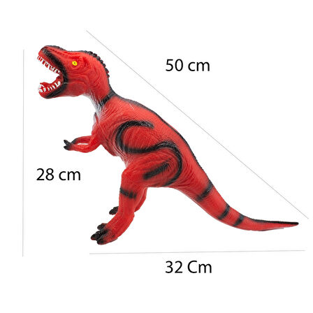 Oyuncak Dinazor Trex Işıklı Sesli Dev Boy 50 Cm