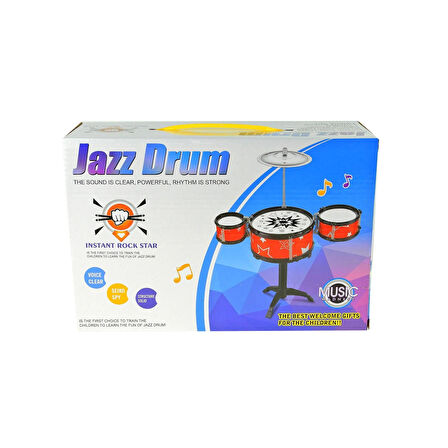 Oyuncak Davul Seti Jazz Drum Davul Seti Mini Set