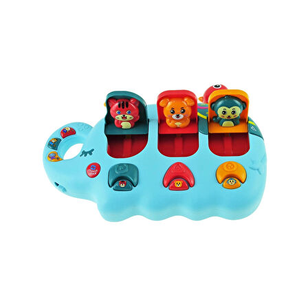 Oyuncak Fil Piyano Işıklı Sesli Sevimli fil Piyano