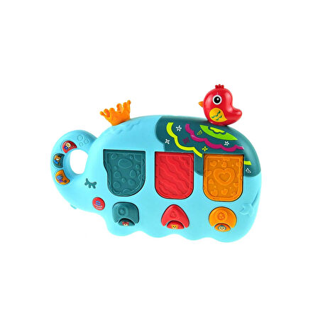 Oyuncak Fil Piyano Işıklı Sesli Sevimli fil Piyano