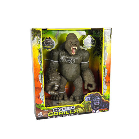 Oyuncak Goril Jurassic Clash Siber Goril 27 cm