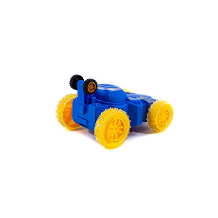 Oyuncak Akrobat Araba Sürtmeli Mavi 12 Cm