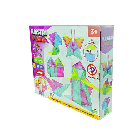 Oyuncak Kristal Puzzle 200 Parça 5 Cm