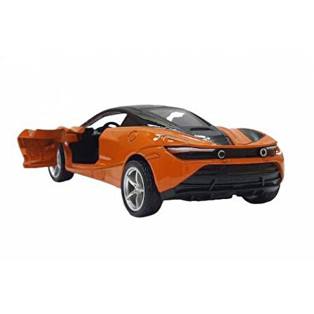 Çek Bırak Metal Araba McLaren 12 Cm Turuncu