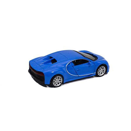 Oyuncak Metal Model Bugatti Çek Bırak Mavi 12 Cm