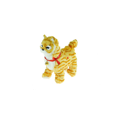 Oyuncak Pelüş Kedi Tasmalı Kumandalı Sesli Hareketli 30 Cm