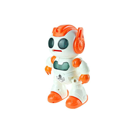 Oyuncak Robot Uzaktan Kumandalı Disk Atan Işıklı Sesli 30 Cm