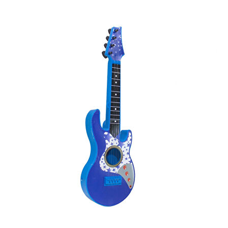 Oyuncak Rock Gitar Metal Telli 45 Cm Mavi