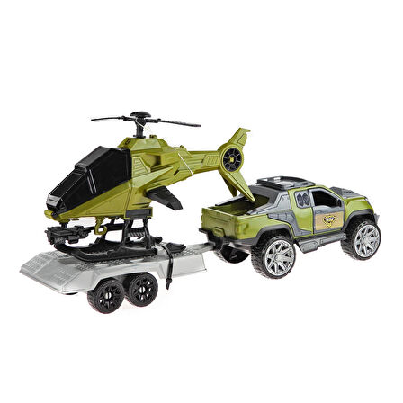 Oyuncak Ranger Helikopter Taşıyıcı Set