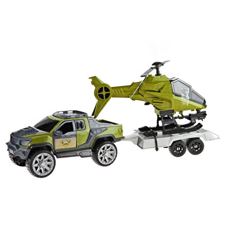 Oyuncak Ranger Helikopter Taşıyıcı Set