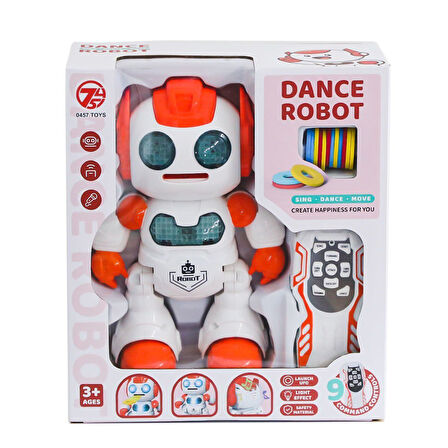 606-30 Kumandalı Disk Atan Robot -Can Oyuncak