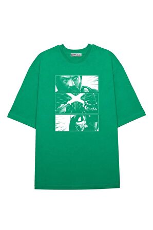 Unisex Oversize T-shirt Obi-wan Battle Panels