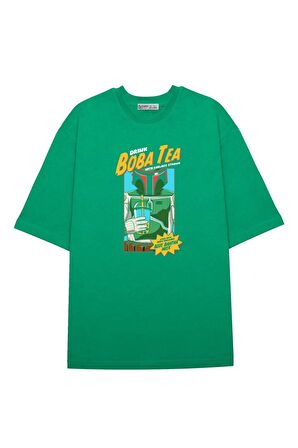 Unisex Oversize T-shirt Star Wars Drink Boba Tea