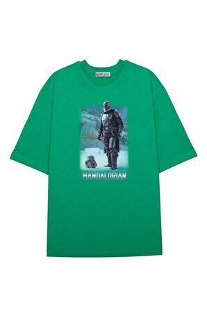 Unisex Oversize T-shirt Star Wars Mandalorian Into The Ice Cave