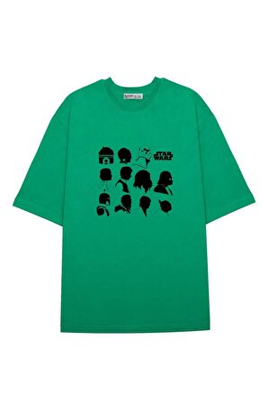 Unisex Oversize T-shirt Star Wars Silhouettes